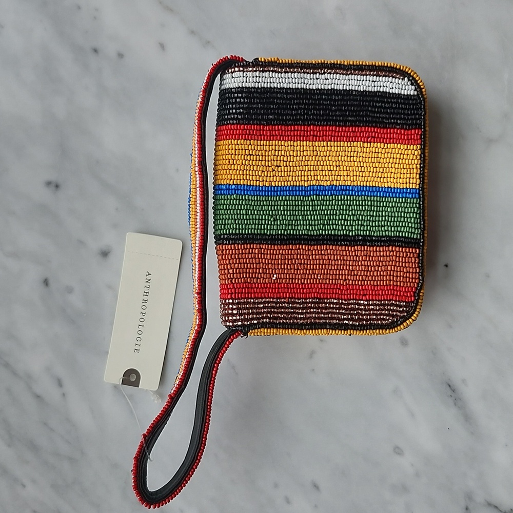 🌼 NWT Anthropologie super mini beaded bag - Picture 5 of 5